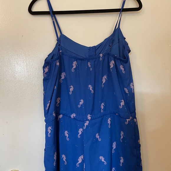 Blue seahorse romper / jumper - Picture 2 of 2